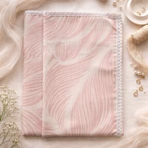 lace attached pillow cover