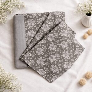 handloom pure cotton king size bedsheet with 2 pillow covers