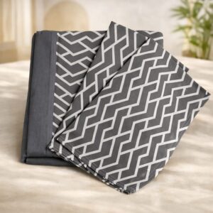 handloom pure cotton king size bedsheet with 2 pillow covers