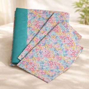 handloom pure cotton king size bedsheet with 2 pillow covers