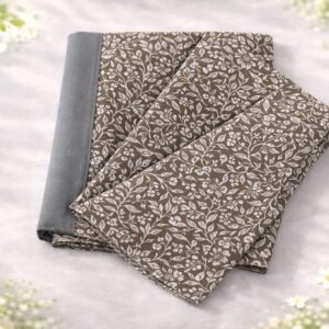 handloom pure cotton king size bedsheet with 2 pillow covers