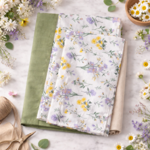 handloom pure cotton queen size boarder bedsheet with 2 pillow covers