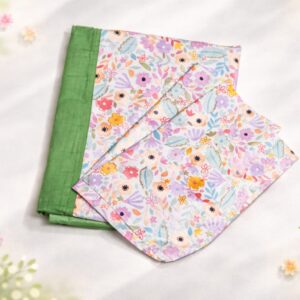 handloom pure cotton queen size bedsheet with 2 pillow covers