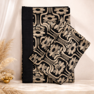 Handloom Pure Cotton Queen size Bedsheet with 2 pillow covers