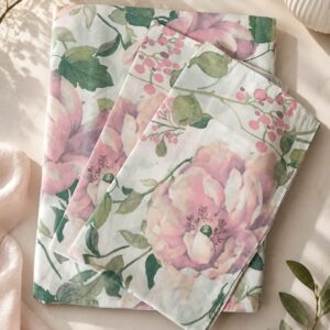 pure cotton queen size bedsheet with 2 pillow covers