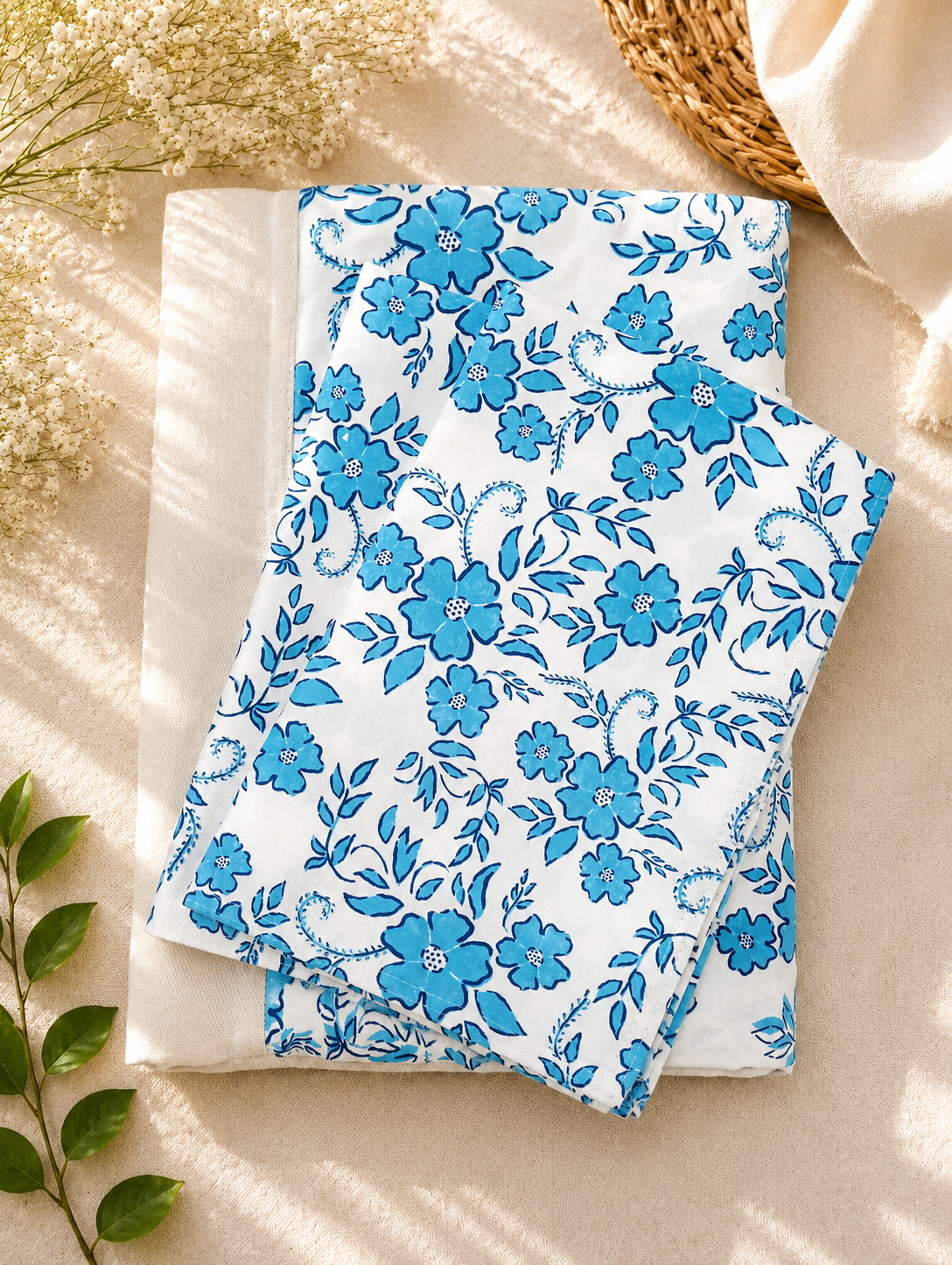 pure cotton queen size boarder bedsheet with 2 pillow covers pure cotton queen size boarder bedsheet with 2 pillow covers