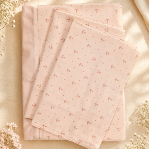 pure cotton queen size boarder bedsheet with 2 pillow covers